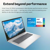 HP Essential 17.3" Traditional Laptop Intel Core i5 8GB RAM Intel Iris Xe Graphics 512GB SSD Storage Windows 11 Home 60Hz - Silver